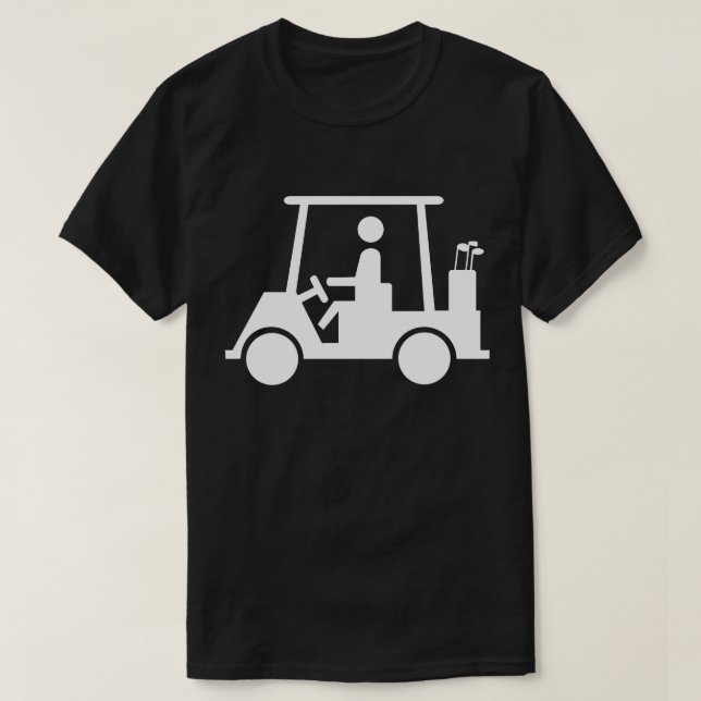 Golf Buggy T-shirt (Design framsida)
