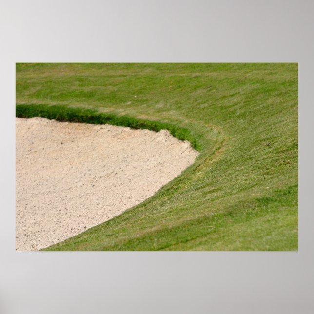 Golf Bunker Poster (Framsidan)
