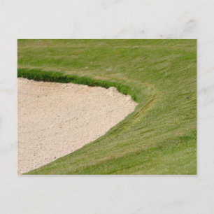 Golf Bunker Vykort
