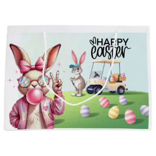 Golf Bunny Ribbit Golfer för Påsk