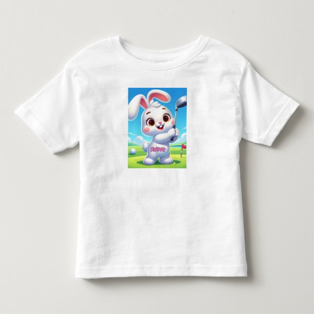 Golf Bunny T Shirt (Framsida)
