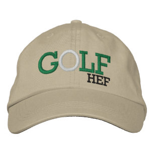 Golf Cap Broderad Keps