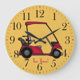 Golf Cart för Golfer Stor Klocka