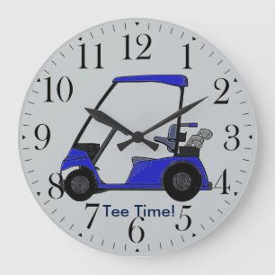 Golf Cart för Golfer Stor Klocka