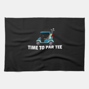 Golf Cart Gift Golfing Golfer Funny Manar Kökshandduk