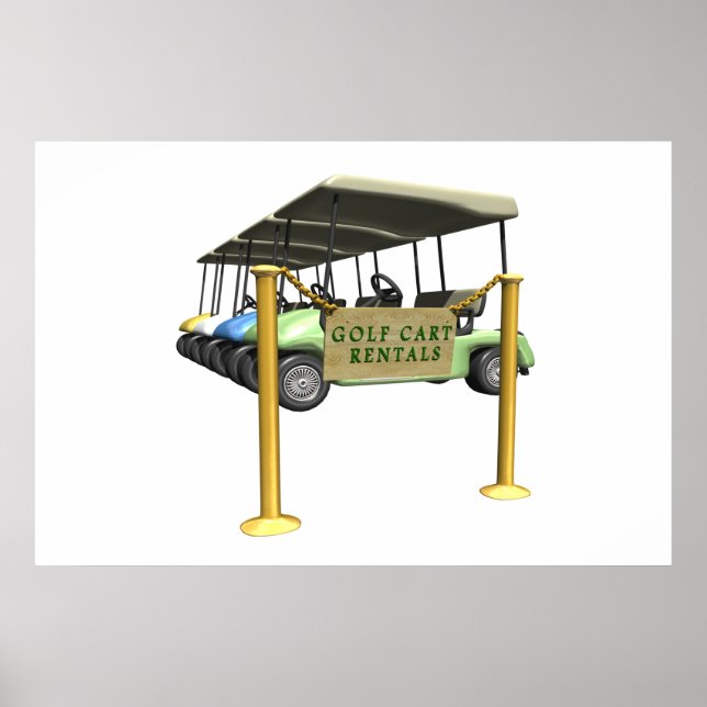 Golf Cart-hyror Poster (Framsidan)