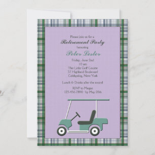 Golf Cart-inbjudan Inbjudningar
