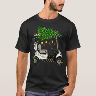 Golf Cart Julgran Ljus Xmas Sport Golfare T Shirt