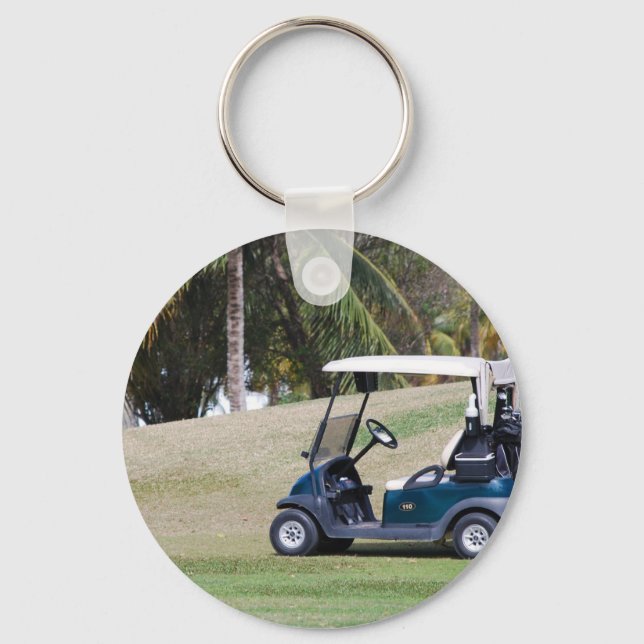 Golf Cart Keychain Nyckelring (Framsida)