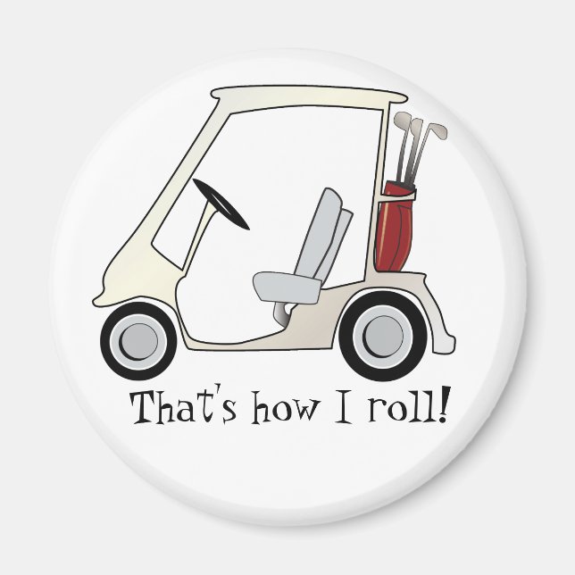 golf_cart magnet (Framsidan)