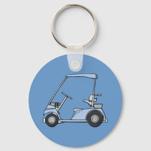 Golf Cart Nyckelring
