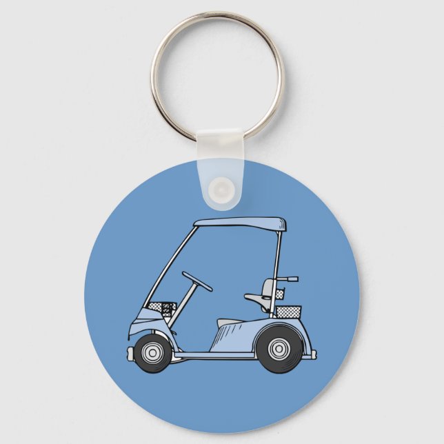 Golf Cart Nyckelring (Framsida)