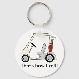 golf_cart nyckelring