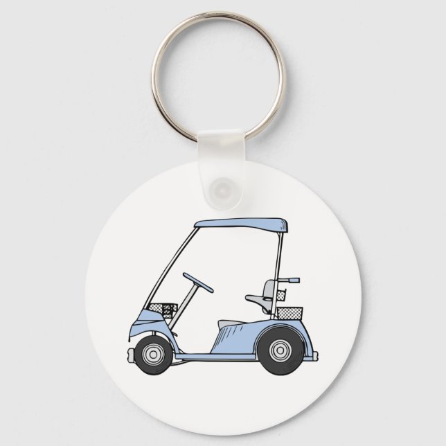 Golf Cart Nyckelring (Framsida)