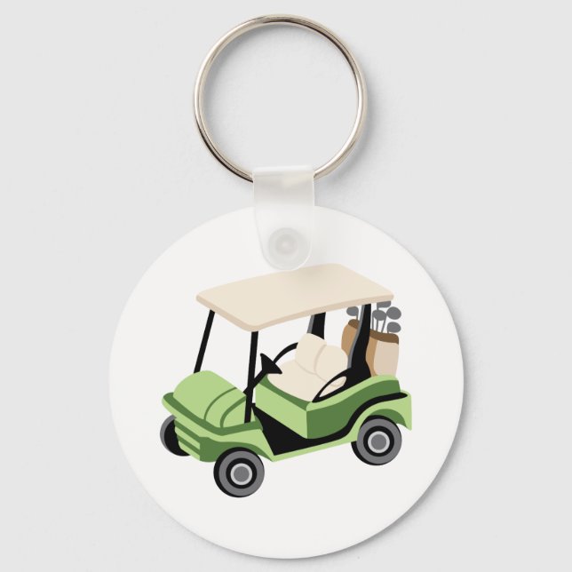 Golf Cart Nyckelring (Framsida)