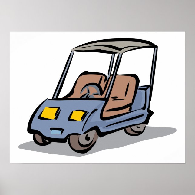 Golf Cart Poster (Framsidan)