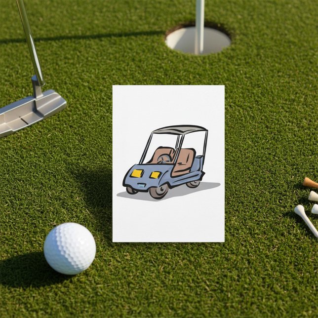 Golf Cart Roligt Sports Fordon Inbjudningar (Skapare uppladdad)