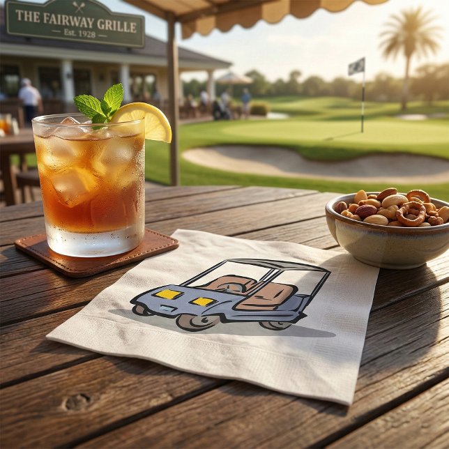 Golf Cart Roligt Sports Fordon Pappersservett (Skapare uppladdad)