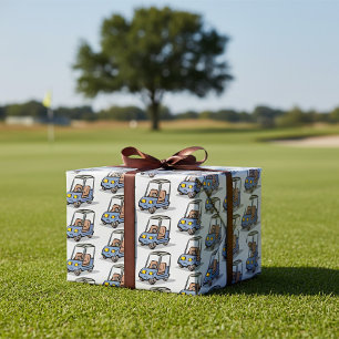 Golf Cart Roligt Sports Fordon Presentpapper