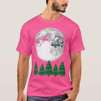 Golf Cart Santa Sleigh Funny Golf Cart X T Shirt