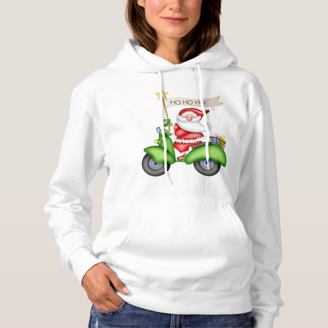 Golf Cart Santa T Shirt (Framsida)