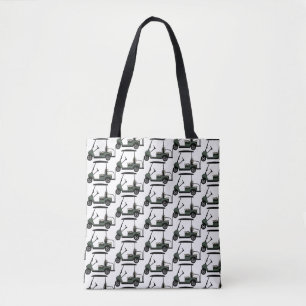Golf Cart Tote Bag Tygkasse