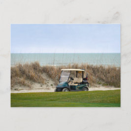 Golf Cart vid artonde Hål, Kiawah Vykort