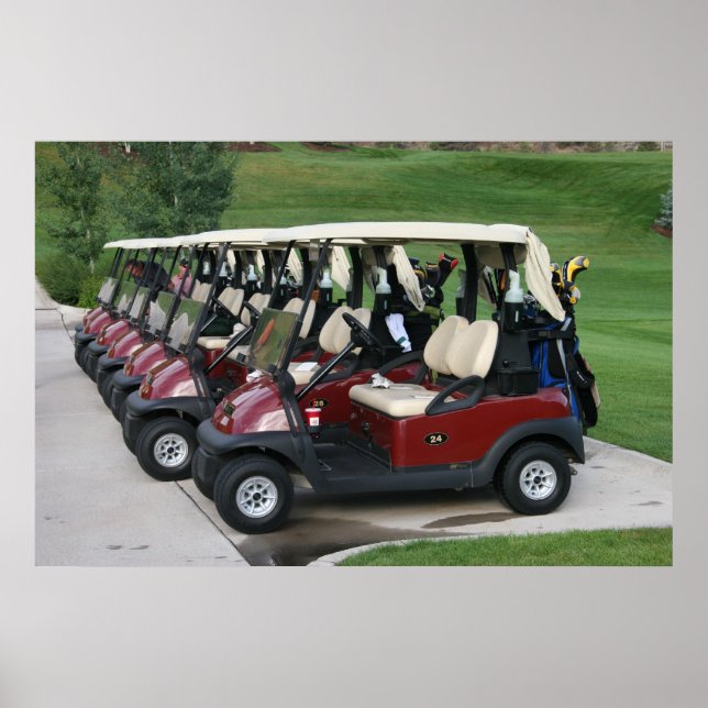 Golf Carts Poster (Framsidan)