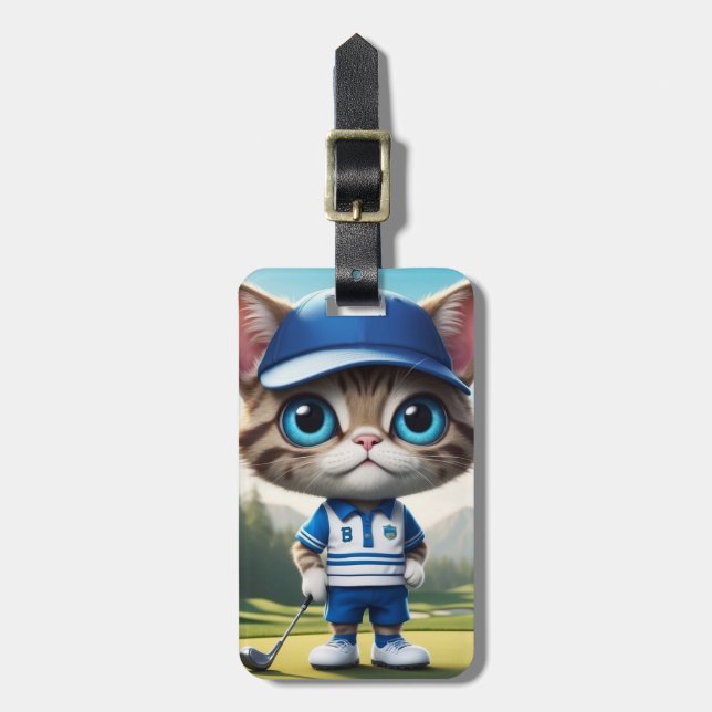 Golf Cat Bagagebricka (Vertikal Framsida)