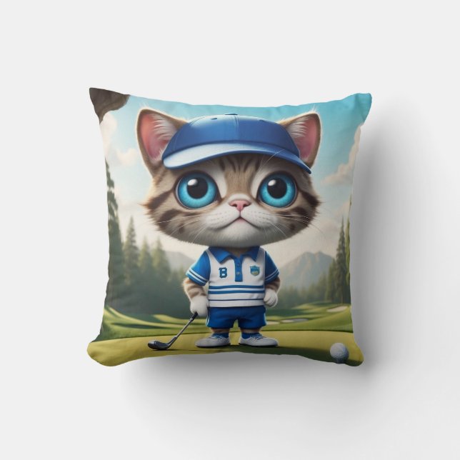 Golf Cat Kudde (Framsida)