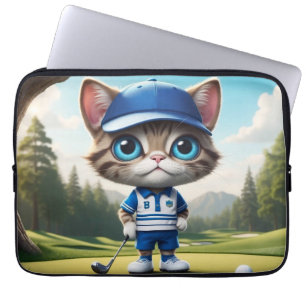Golf Cat Laptop Fodral