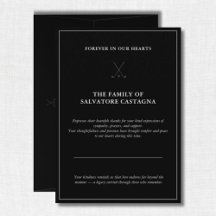 Golf Celebration of Life Black