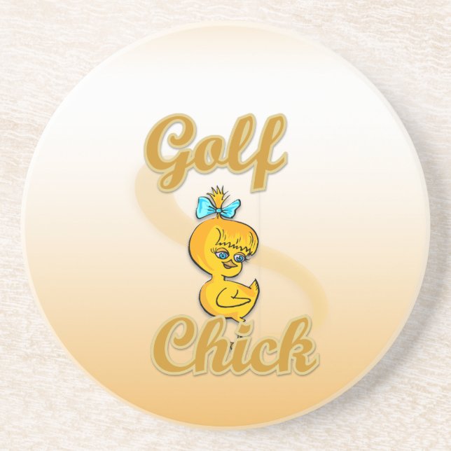 Golf-Chick Underlägg Sandsten (Framsidan)