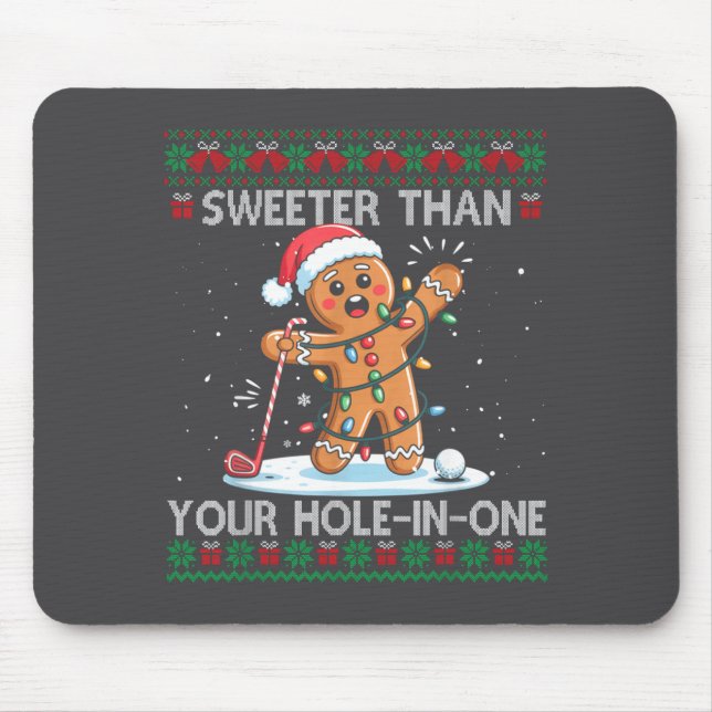 Golf Christmas Gingerbread Sweeter Than Your Hole- Musmatta (Framsidan)
