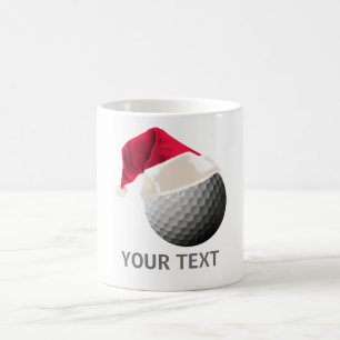 golf christmas kaffemugg