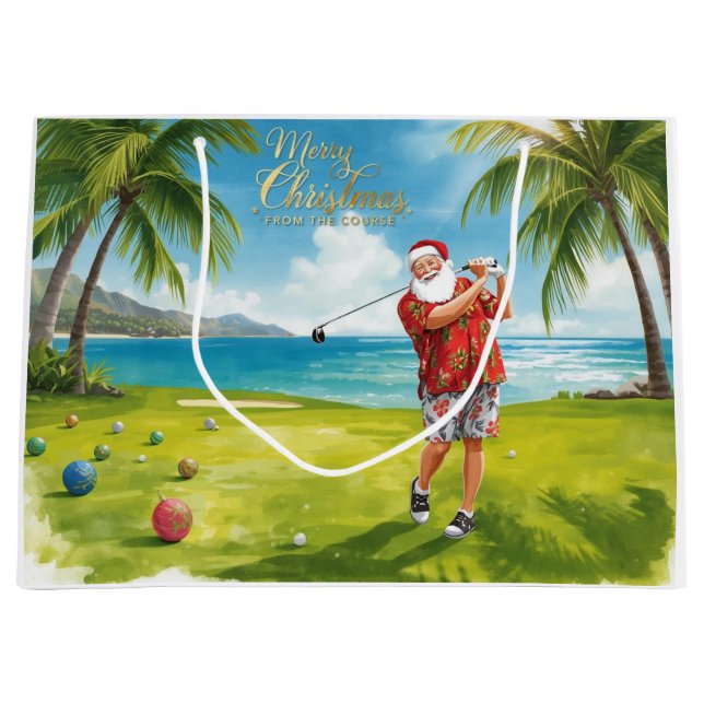 Golf Christmas themed with Santa Claus (Framsidan)