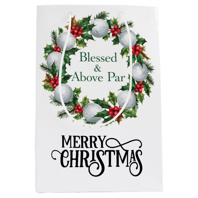 Golf Christmas themed with Wreath  (Framsidan)