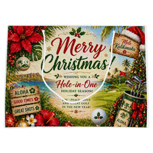 Golf Christmas with Santa Claus in Hawaii (Framsidan)