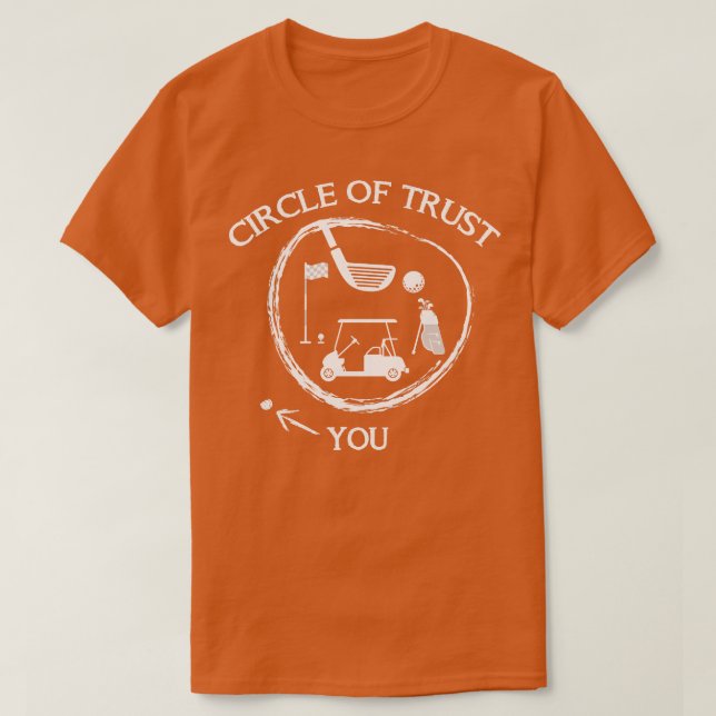 Golf Circle of Trust T Shirt (Design framsida)