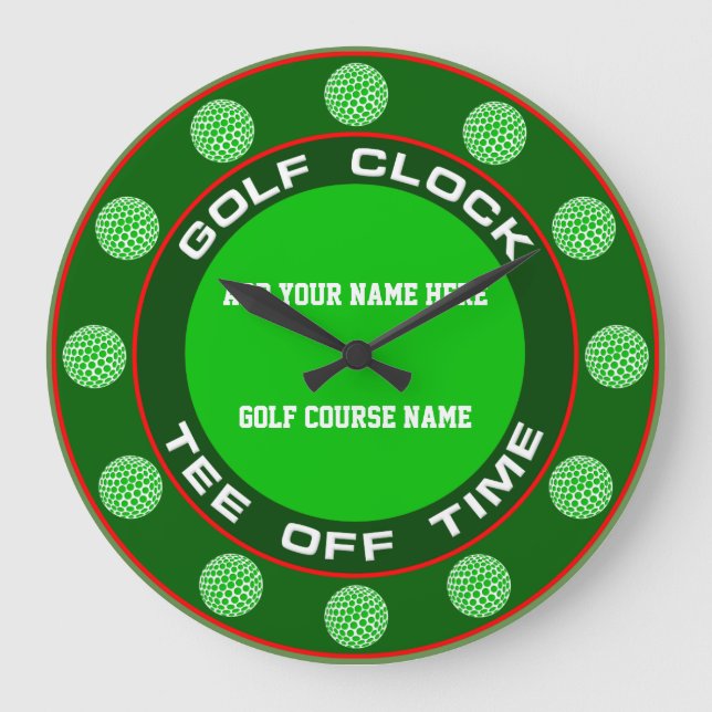 Golf Clock Stor Klocka (Framsida)