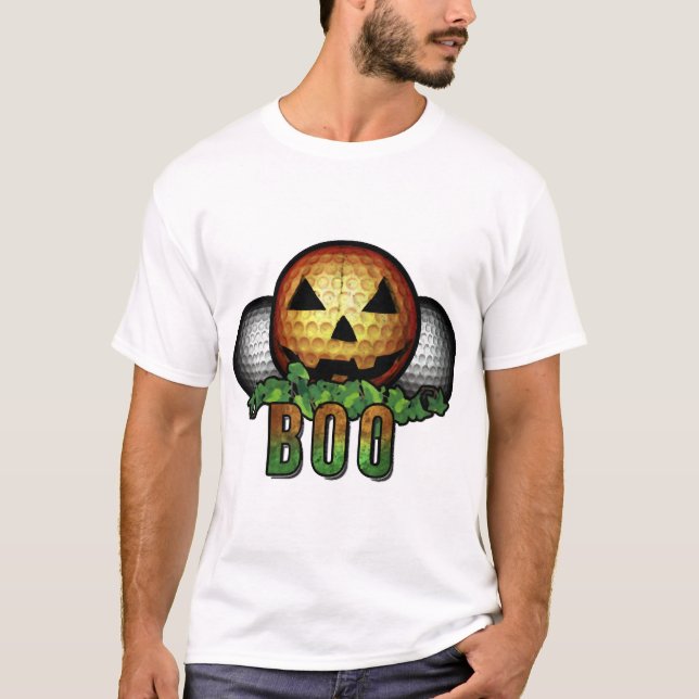 Golf Club Course Halloween Golfer Retirement Gift T Shirt (Framsida)