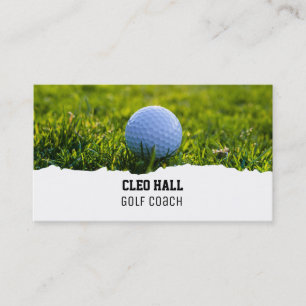 Golf Coach-Affärskortet Visitkort