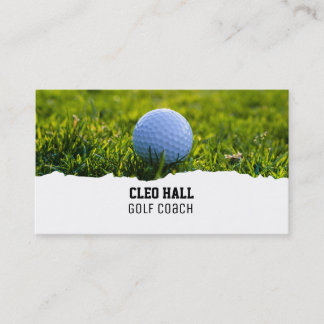 Golf Coach-Affärskortet Visitkort