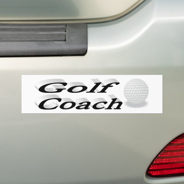 Golf Coach Bildekal (På Bil)
