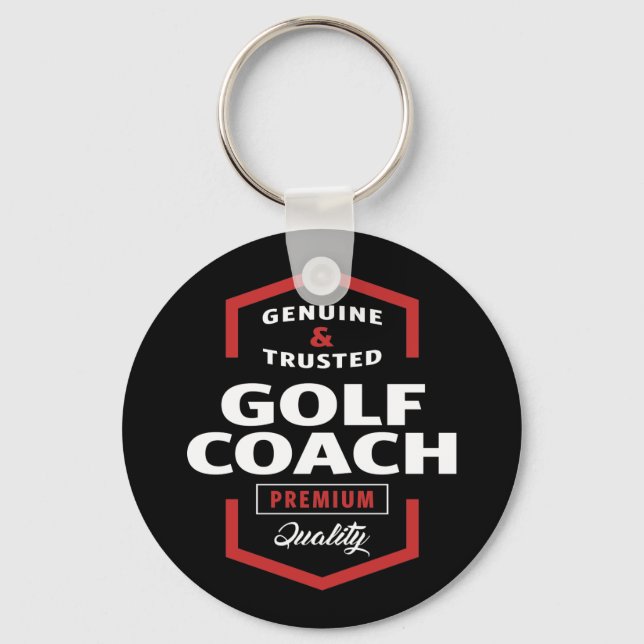 Golf Coach | Gift-idéer Nyckelring (Framsida)