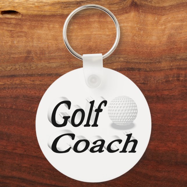 Golf Coach Nyckelring (Baksida)