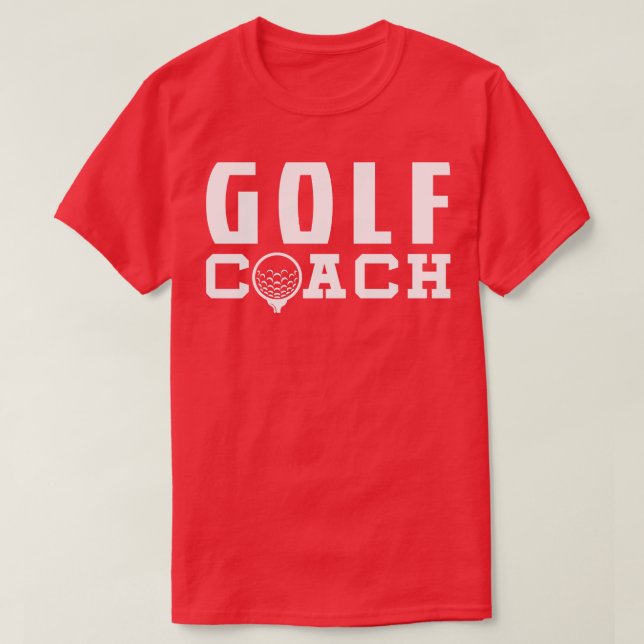 Golf Coach T Shirt (Design framsida)