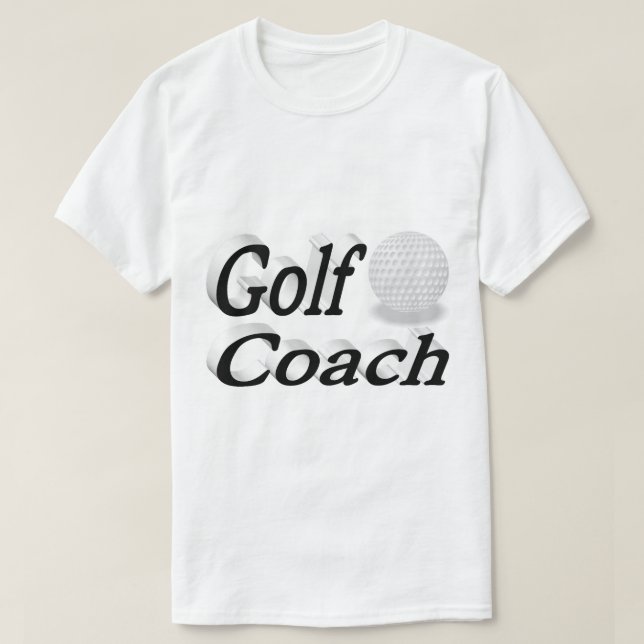 Golf Coach Tee Shirt (Design framsida)