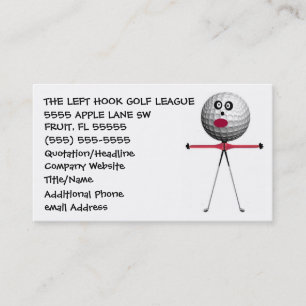 Golf Coach Visitkort