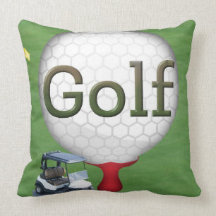 Golf Composite Boll Cart Flaggor Kudde